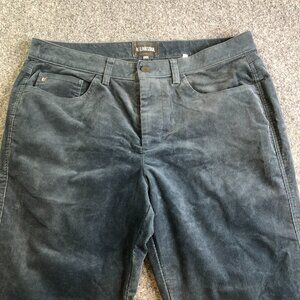 Linksoul Pants Mens 34 Blue Golf Corduroy 5 Pocket Straight Leg Performance